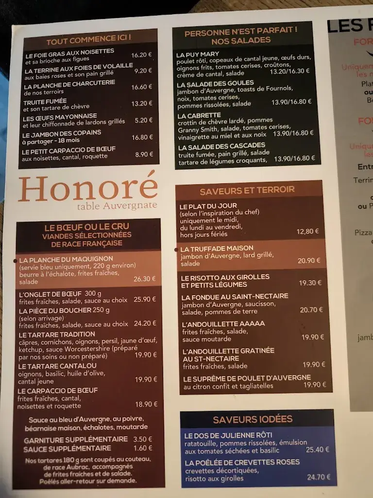 Menu_Honoré | Table Auvergnate - Aubière_Aubière_image_2