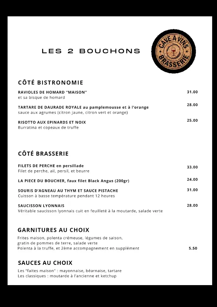 Menu_brasserie - cave à vins - les 2 bouchons_Saint-Jean-de-Sixt_image_3