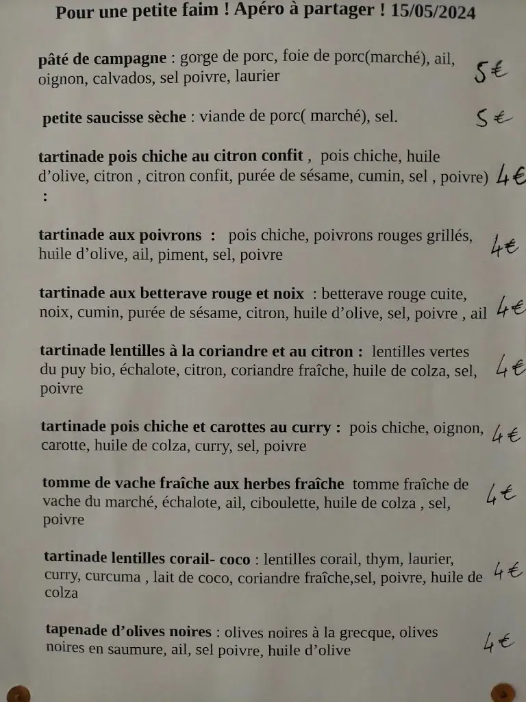 Menü_La Cabère Noire_Saint-Julien-Molin-Molette_Bild_1