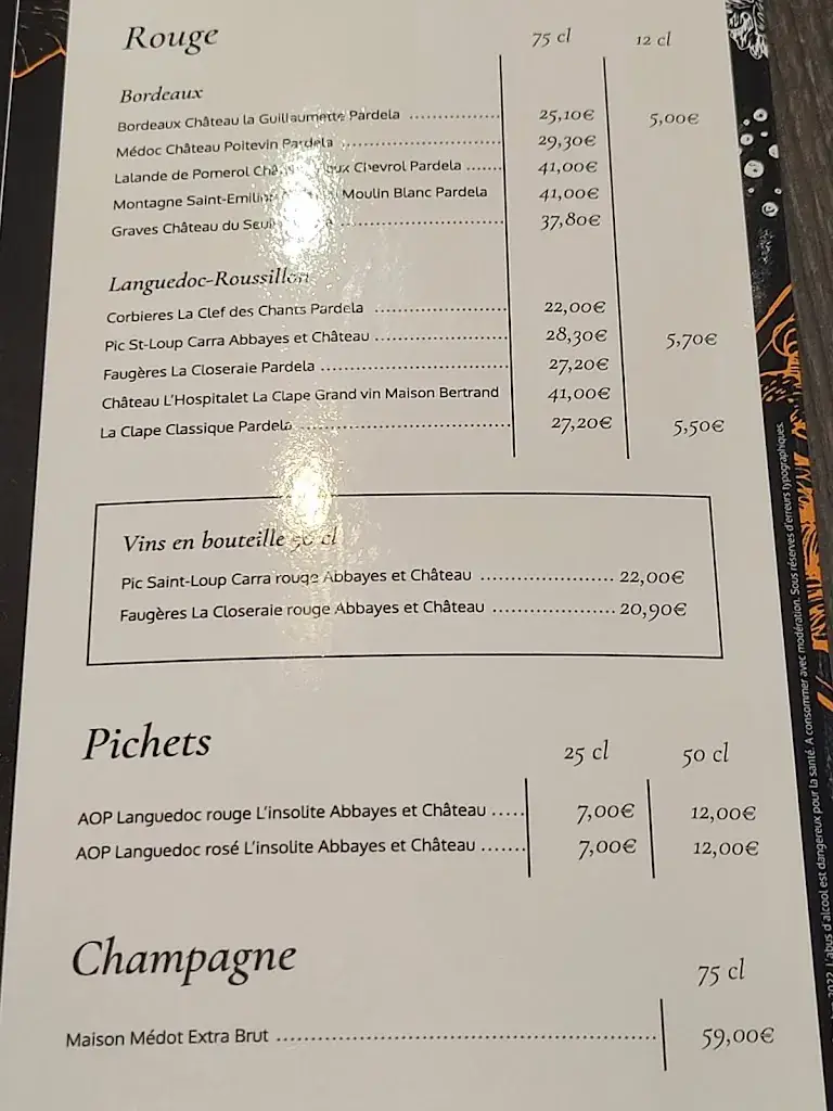 Menu_La Rôtisserie_Aubière_image_2