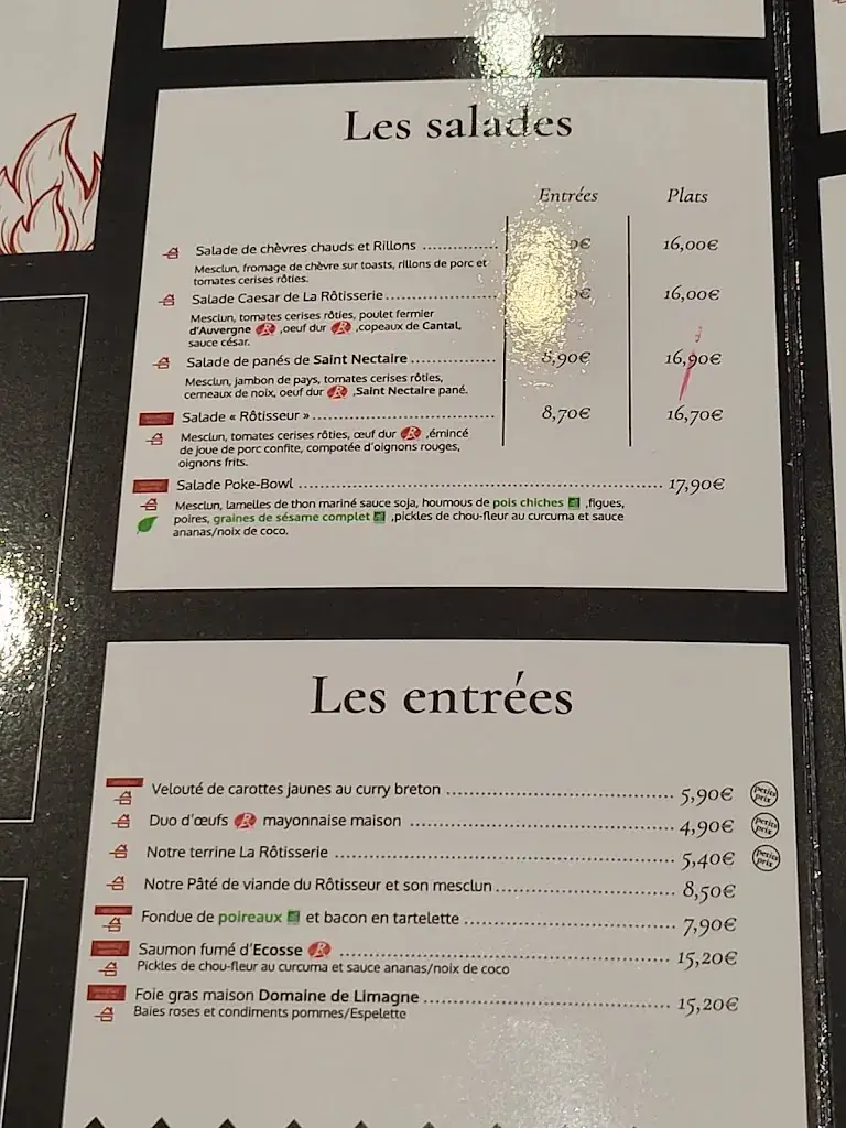 Menu_La Rôtisserie_Aubière_image_3