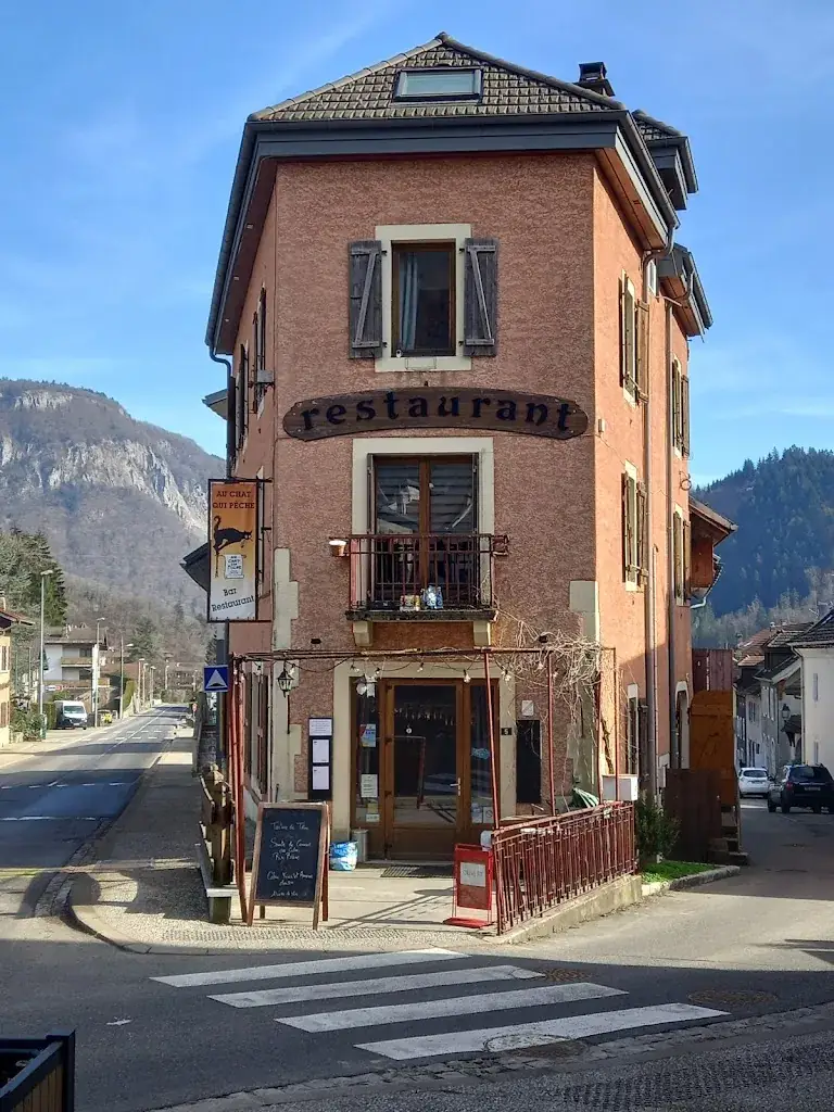 Au Chat Qui Pêche restaurant in Saint-Jeoire