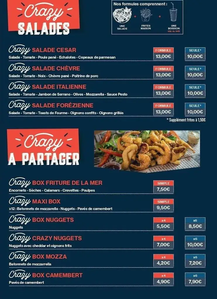 Menu_Crazy Burger saint just saint rambert_Saint-Just-Saint-Rambert_image_1