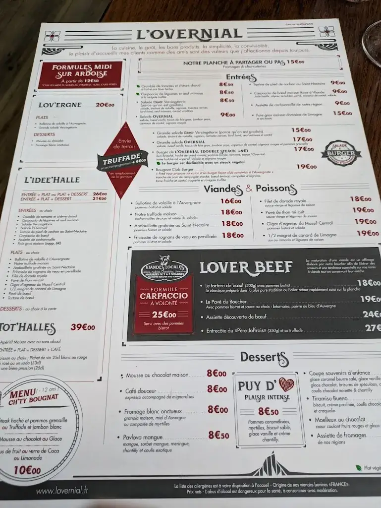 Menu_L'overnial_Aubière_image_2