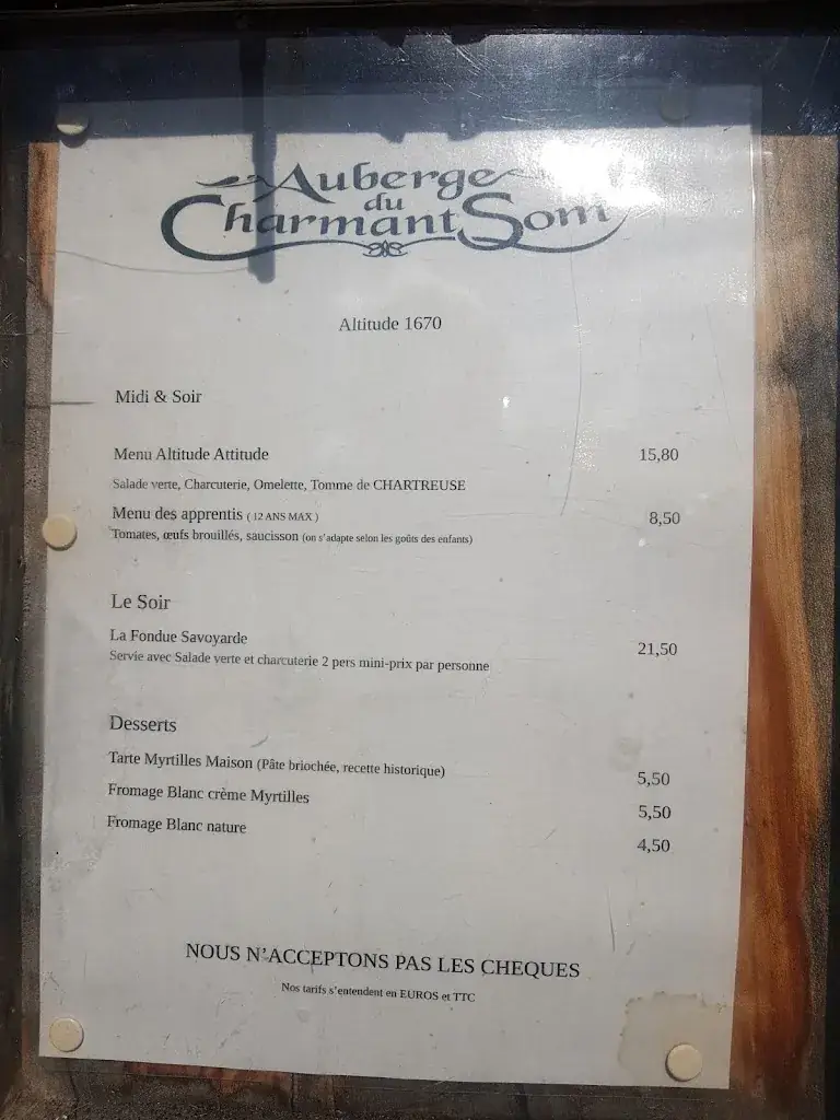 Menu_Restaurant Auberge du Charmant Som_Saint-Pierre-de-Chartreuse_image_2