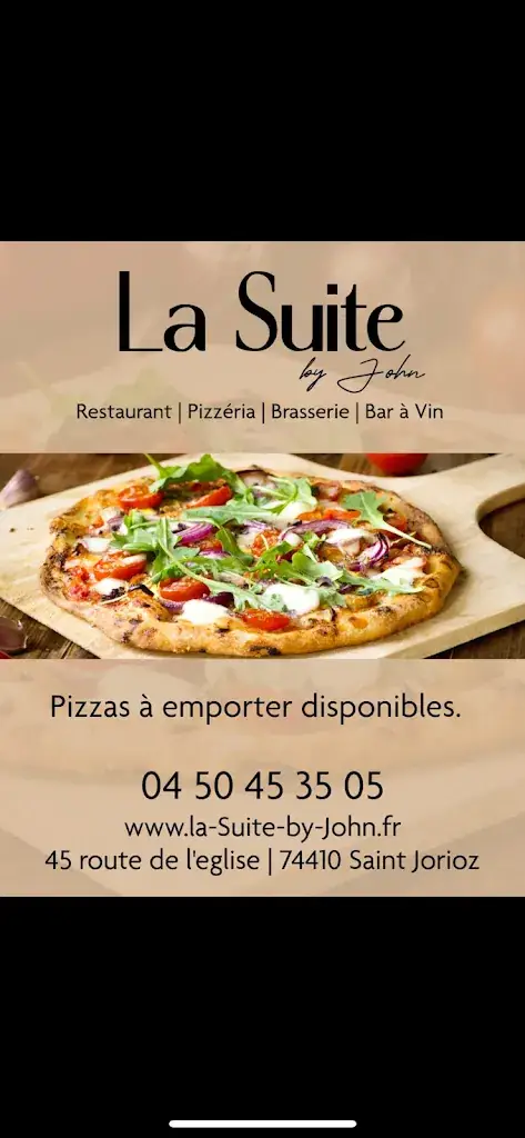 Menu_La Suite by John Restaurant Pizzeria_Saint-Jorioz_image_1