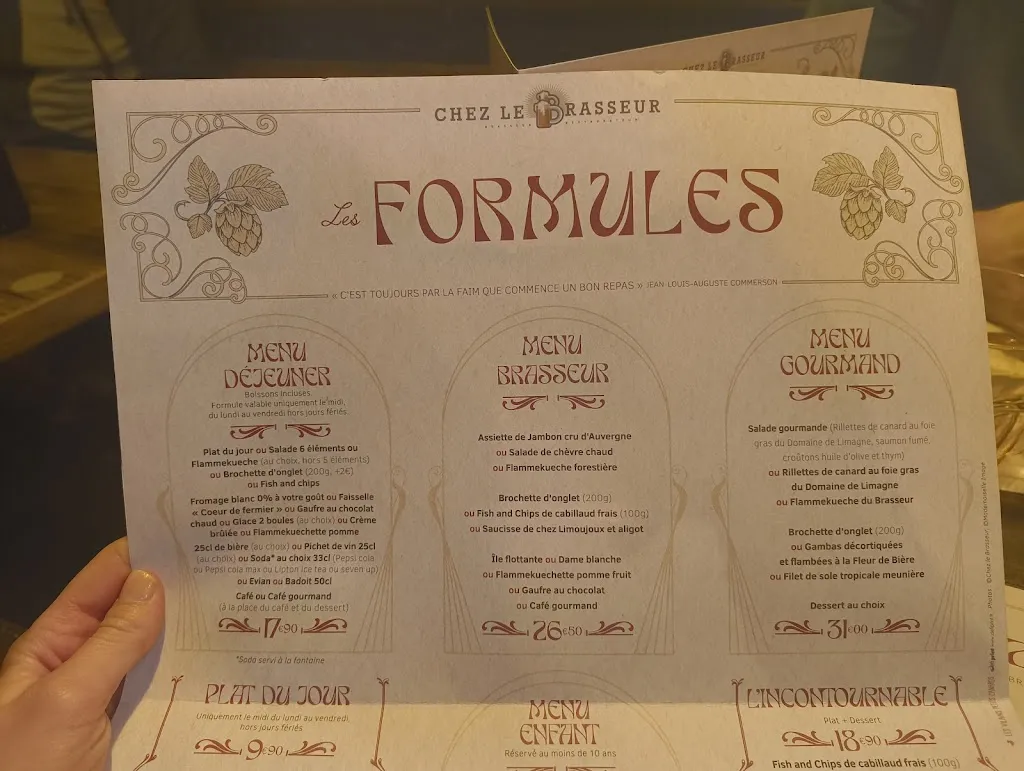 Menu_Chez Le Brasseur_Aubière_image_2