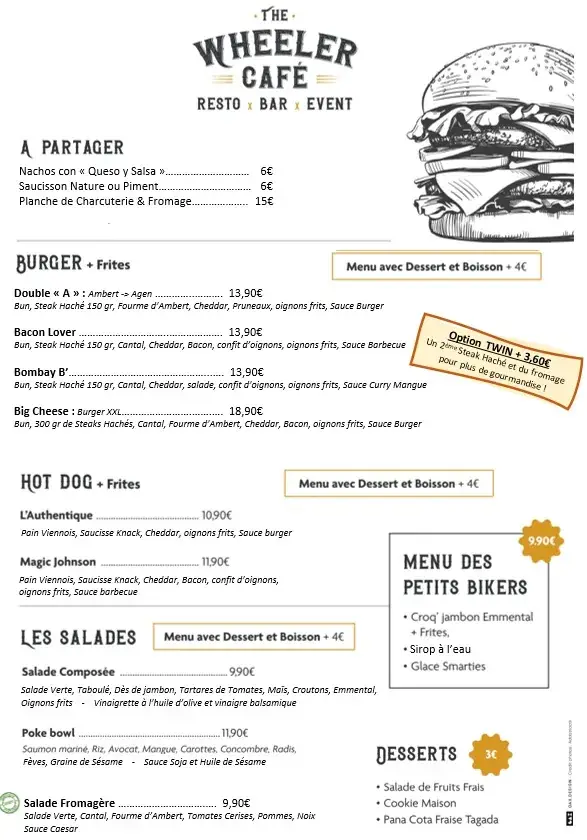 Menu_The Wheeler Café_Aubière_image_2