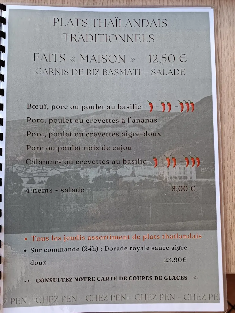 Menu_restaurant chez Pen_Saint-Jean-en-Royans_image_1