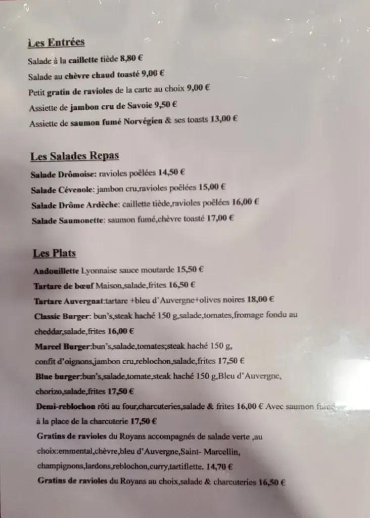 Menü_Restaurant le petit gourmand_Saint-Marcel-lès-Sauzet_Bild_3