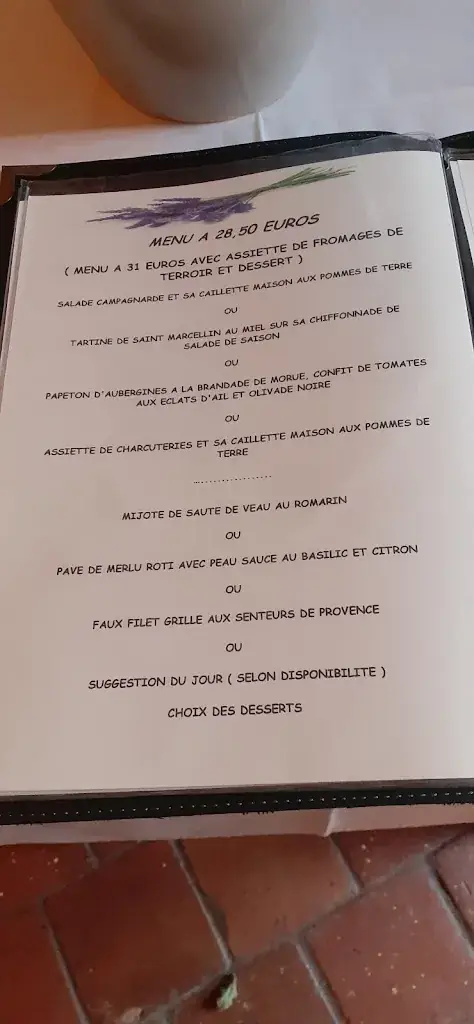 Menu_Auberge de Lagernate_Saint-Just-d'Ardèche_image_1