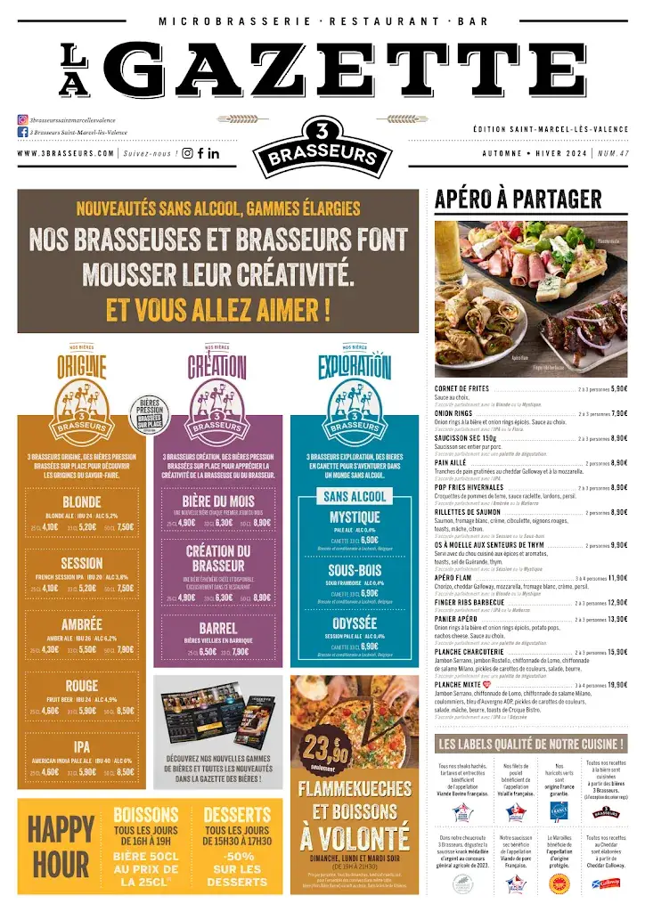 Menu_3 Brasseurs Valence_Saint-Marcel-lès-Valence_image_3