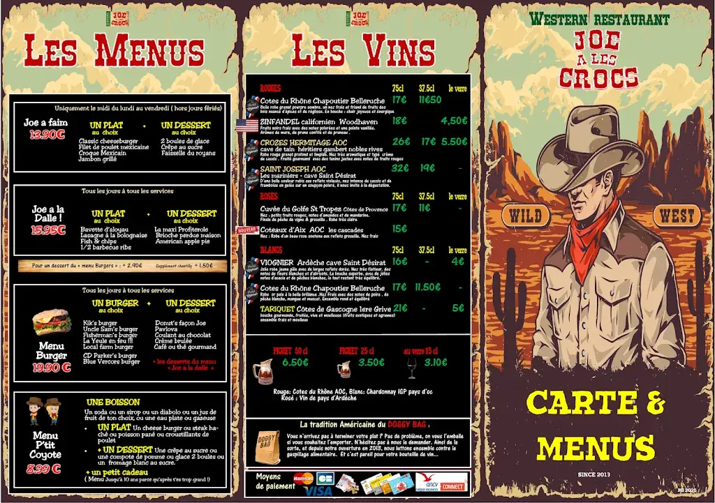 Menu_Joe a les Crocs_Saint-Marcel-lès-Valence_immagine_1