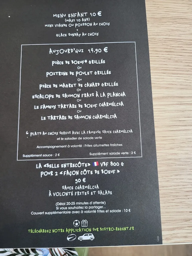 Menu_Bistro Régent Aubière - Restaurant ouvert midi et soir 7j/7_Aubière_image_1