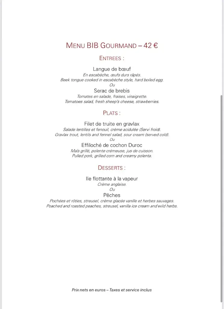 Menu_Restaurant Simple & Meilleur · Saint-Martin-de-Belleville_Belleville_image_3