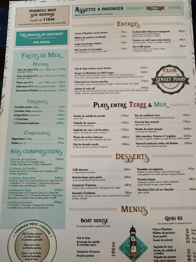 Menu_QUAI 63 entre terre & mer_Clermont-Ferrand_image_3