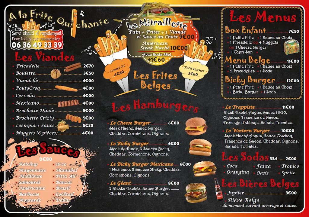 Menu_A la frite qui chante_Saint-Jean-de-Maurienne_imagen_1