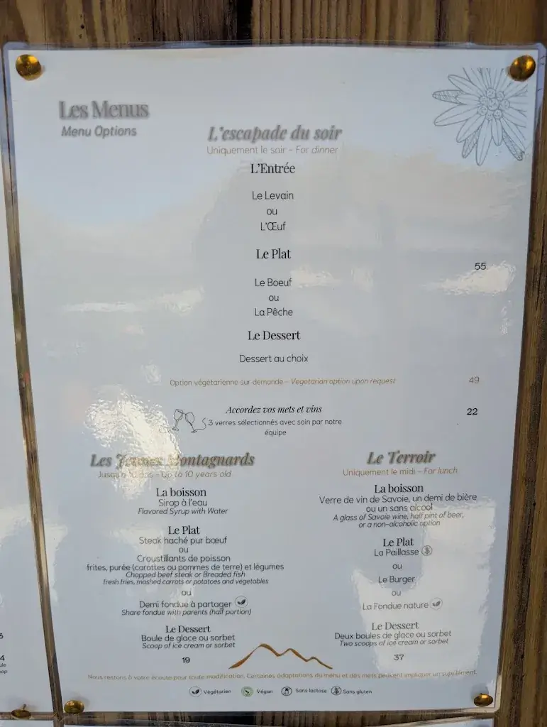 Menu_Restaurant Le Montagnard_Belleville_image_2