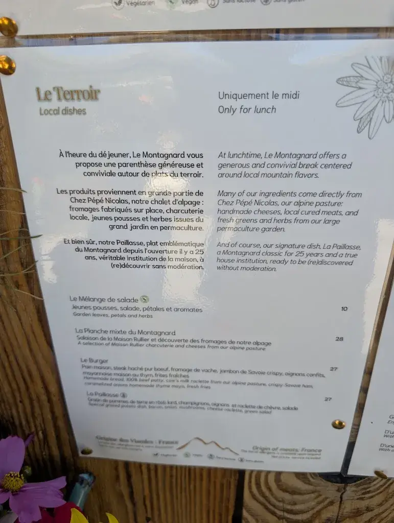 Menu_Restaurant Le Montagnard_Belleville_image_3