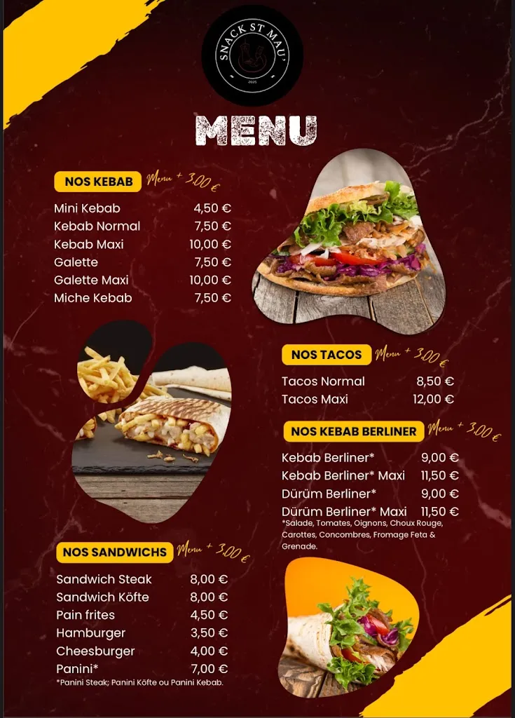 Menu_Snack Saint Mau’_Saint-Maurice-en-Gourgois_image_1