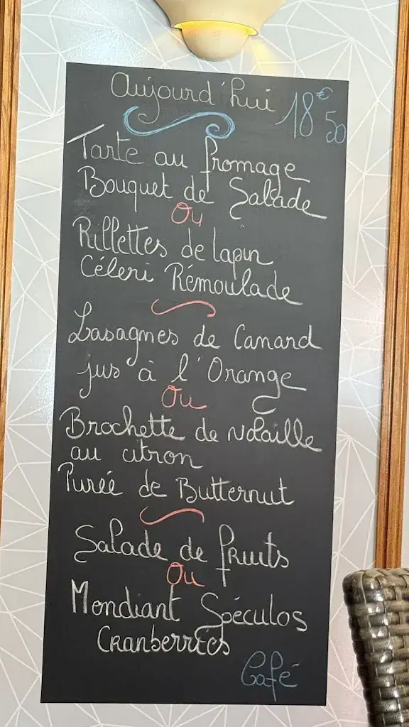 Menu_Hôtel Restaurant la Parenthèse_Attignat_image_2