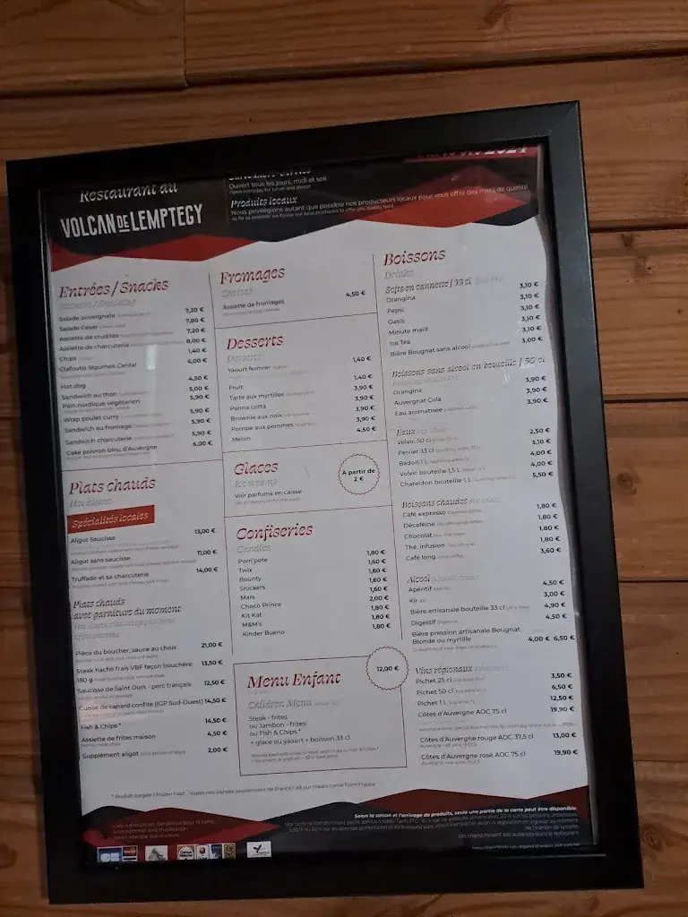 Menu_Restaurant du Volcan de Lemptégy_Saint-Ours_image_1