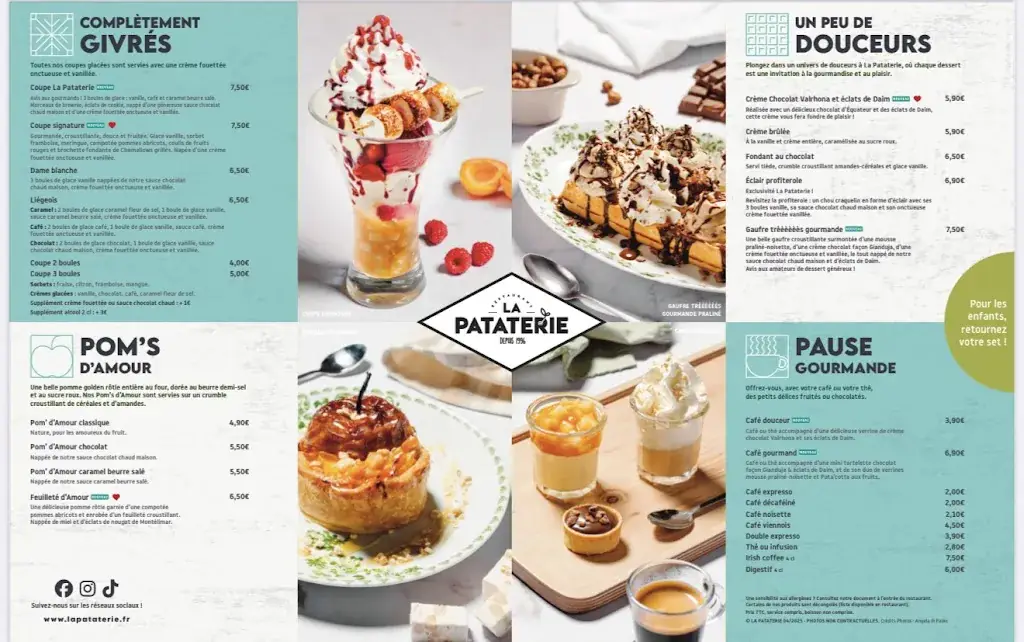 Menu_Restaurant La Pataterie Saint Paul lès Romans_Saint-Paul-lès-Romans_image_1