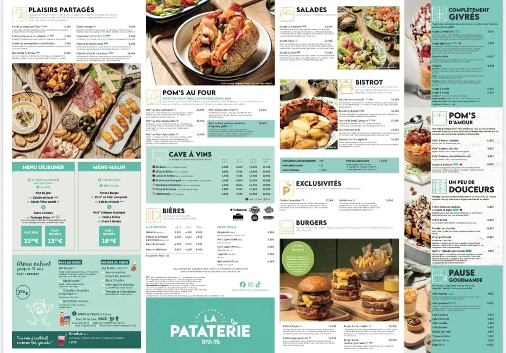 Menu_Restaurant La Pataterie Saint Paul lès Romans_Saint-Paul-lès-Romans_image_2