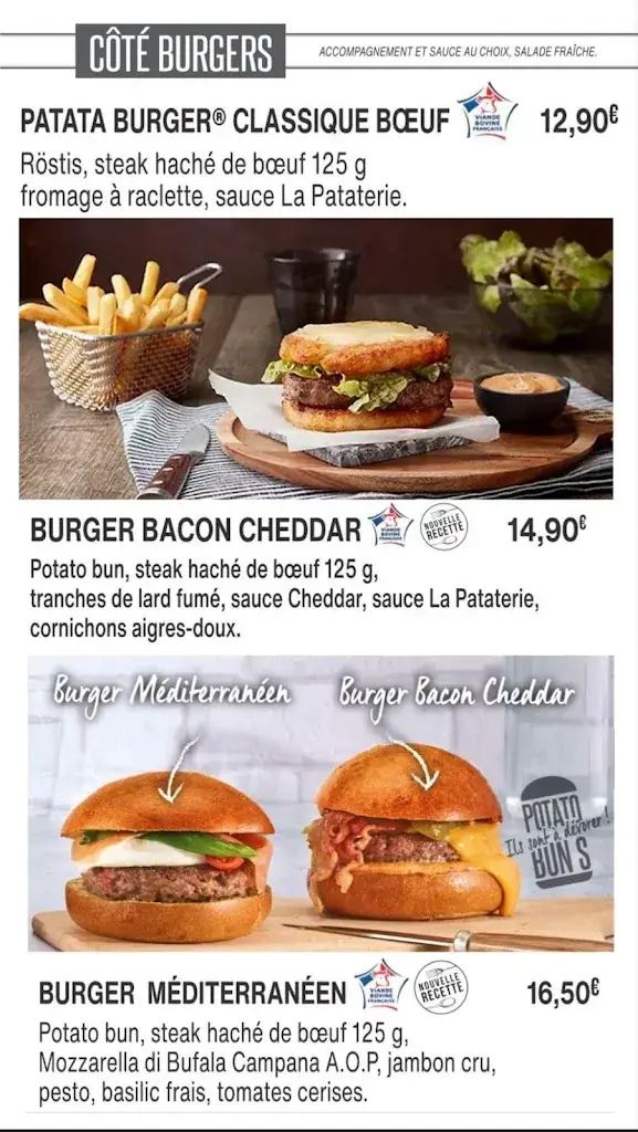 Menu_Restaurant La Pataterie Saint Paul lès Romans_Saint-Paul-lès-Romans_image_3