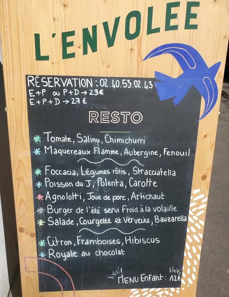 Menü_L'Envolée de la Chrysalide_Saint-Nazaire_Bild_3