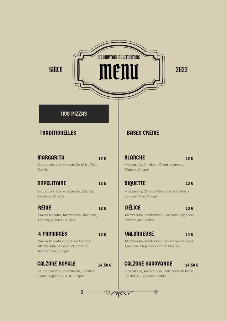 Menü_O comptoir des tontons_Saint-Michel-de-Maurienne_Bild_1