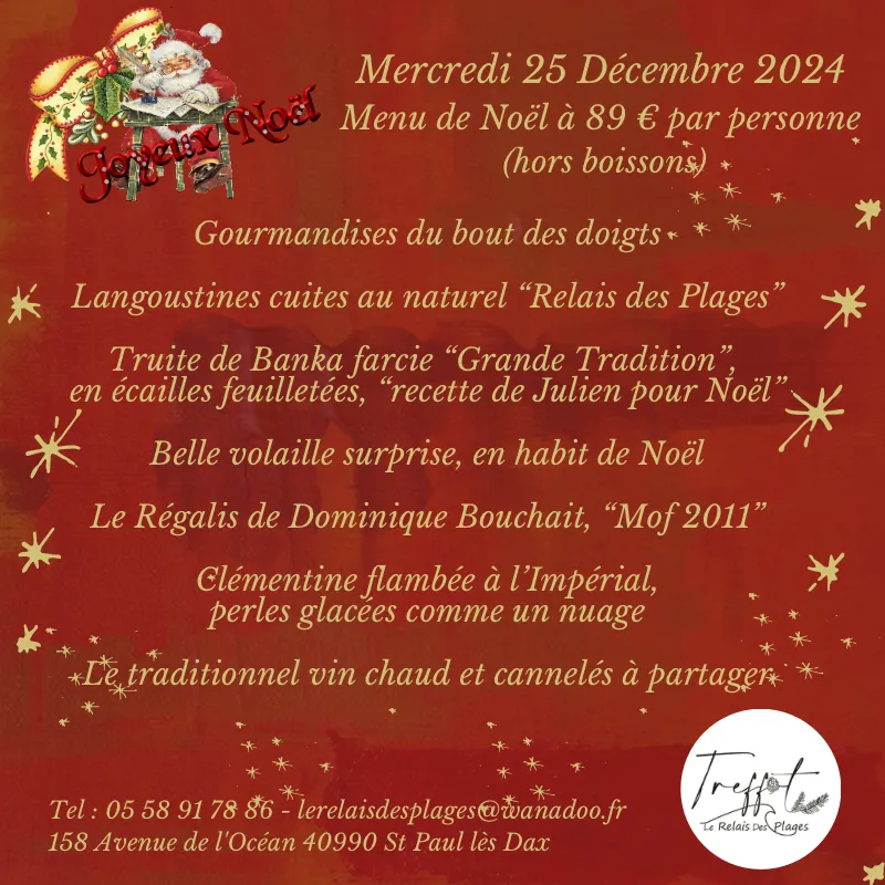 Menu_Le Relais des Plages_Saint-Paul-lès-Dax_image_2