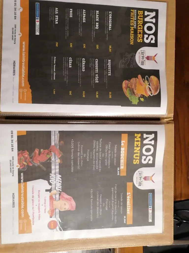 Menu_L'Ain Très Table_Jayat_image_1