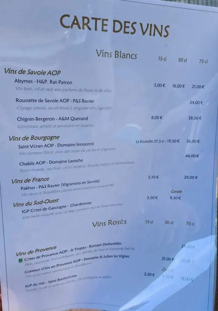 Menu_Restaurant Le Lac Bleu_Saint-Rémy-de-Maurienne_image_1