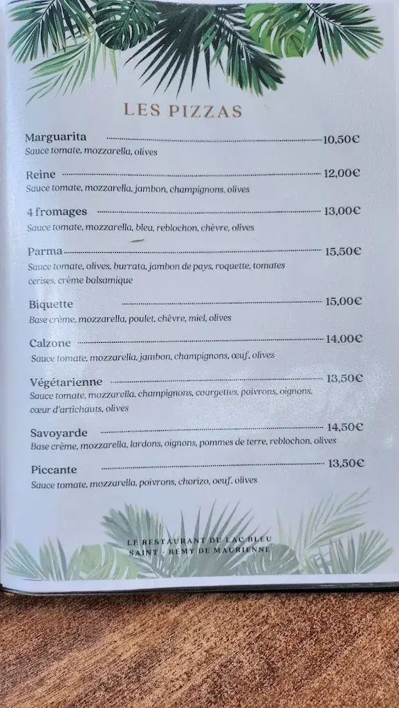 Menu_Restaurant Le Lac Bleu_Saint-Rémy-de-Maurienne_image_2