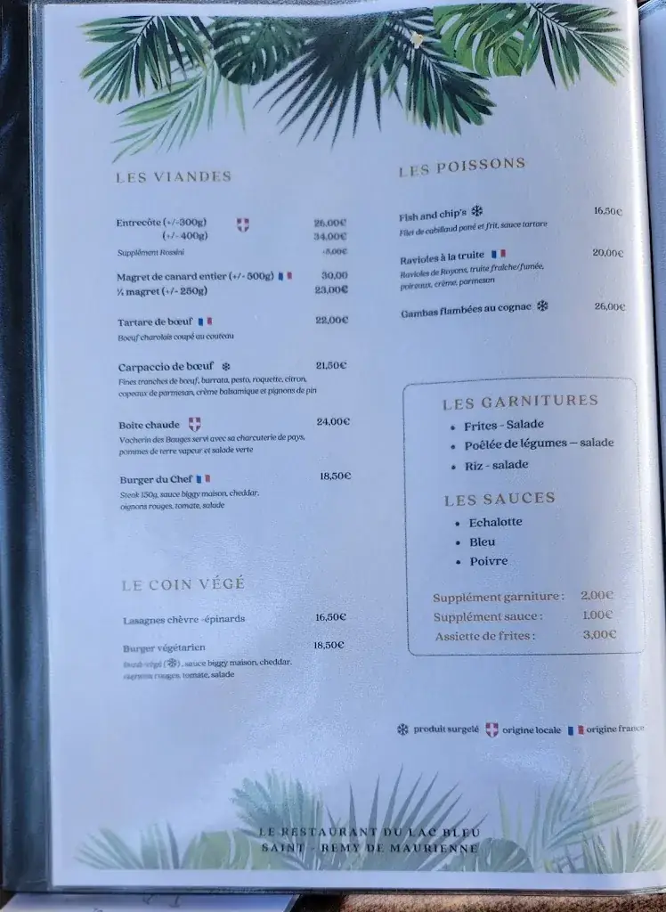 Menu_Restaurant Le Lac Bleu_Saint-Rémy-de-Maurienne_image_4