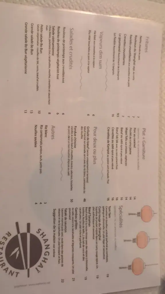 Menu_Shanghai Restaurant_Saint-Martin-d'Hères_image_2