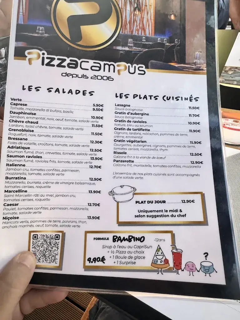Menu_Pizzeria Du Campus_Saint-Martin-d'Hères_image_1