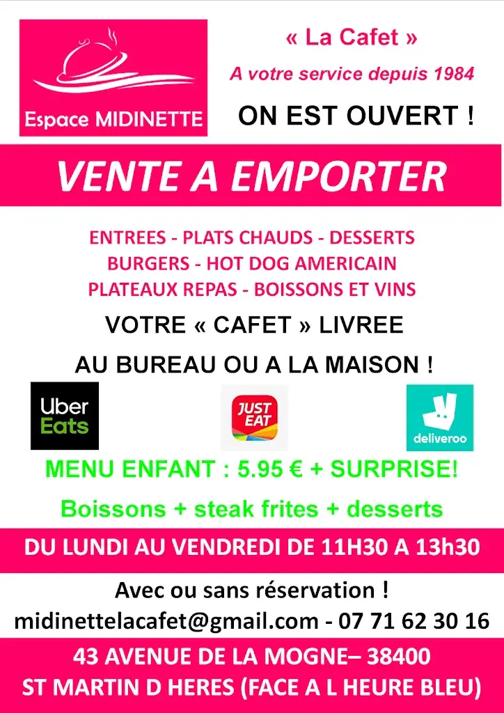 Menu_Space Shopgirl La Cafet_Saint-Martin-d'Hères_image_1