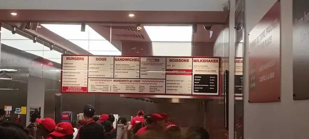 Menu_Five Guys Burgers and Fries Grenoble_Saint-Martin-d'Hères_image_2