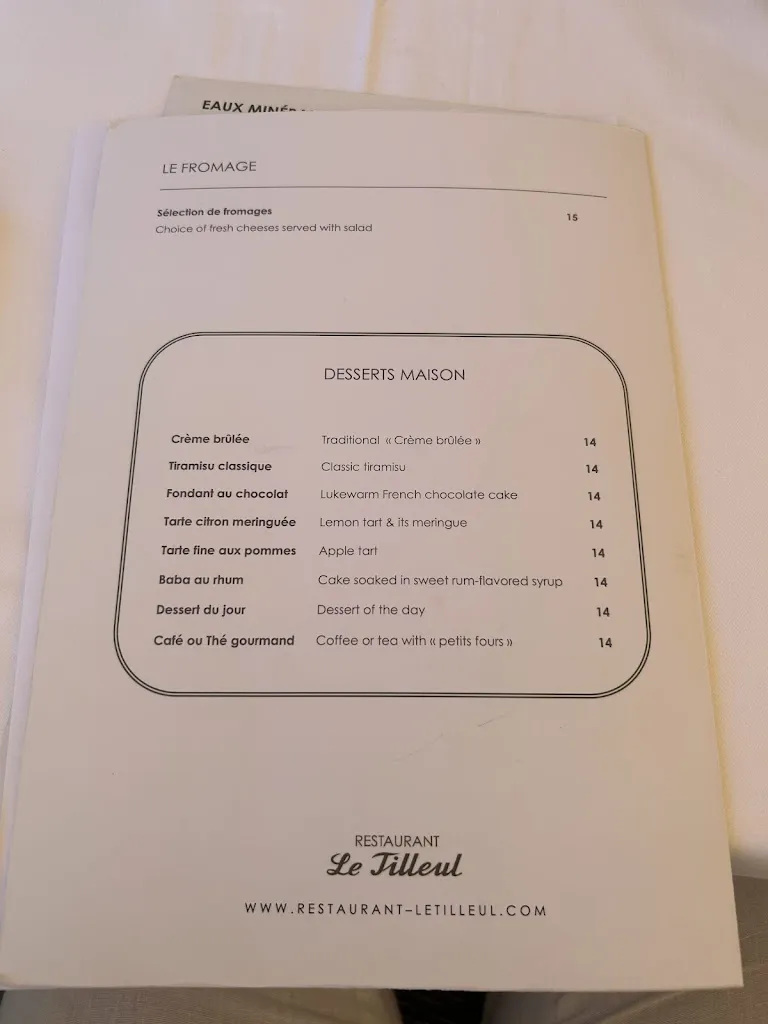 Menu_Restaurant Le Tilleul_Saint-Paul-de-Vence_image_2