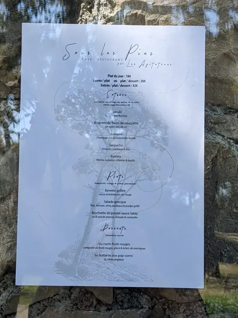 Menu_Sous les Pins par Les Agitateurs_Saint-Paul-de-Vence_image_1