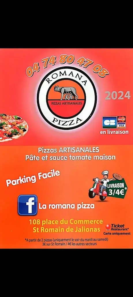 Menu_La romana pizza_Saint-Romain-de-Jalionas_image_3