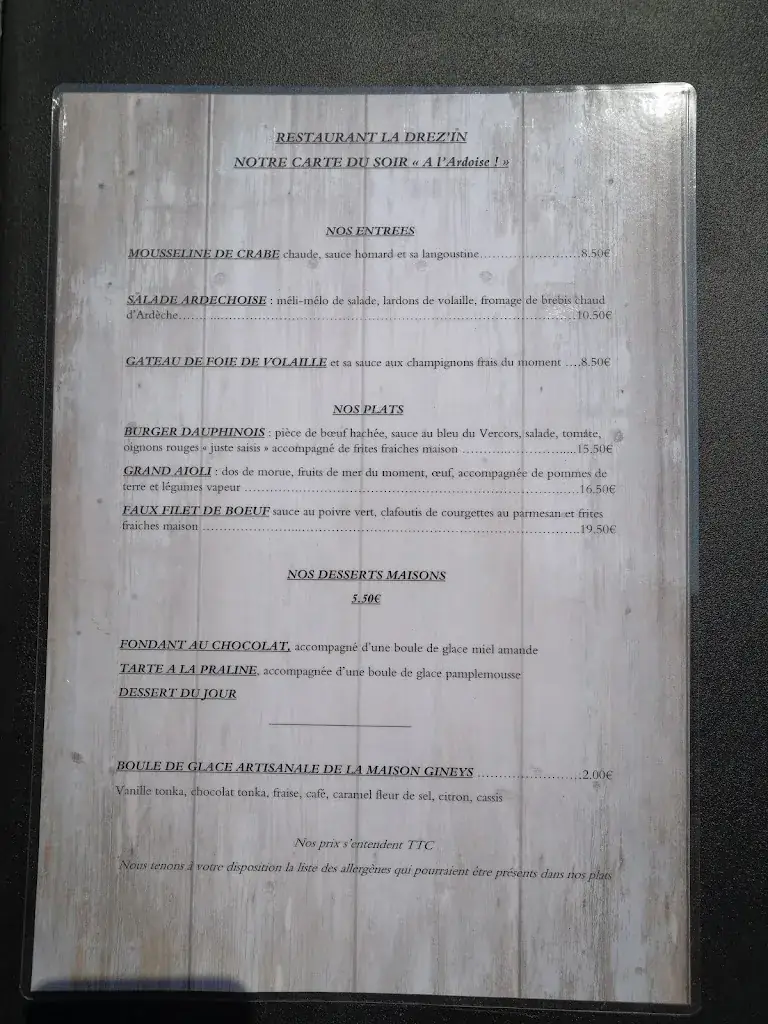 Laurianne Gauthier_Restaurant La drez'in_Saint-Péray_review