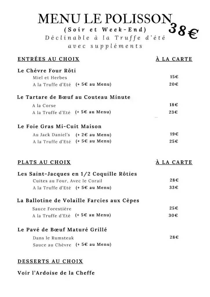 Menu_Restaurant Le Polisson, Steakhouse, Bar Lounge_Saint-Paul-Trois-Châteaux_image_2