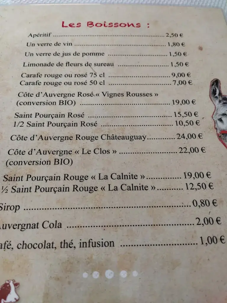 Menu_Auberge du Petit Planchat_Saint-Sauves-d'Auvergne_image_4