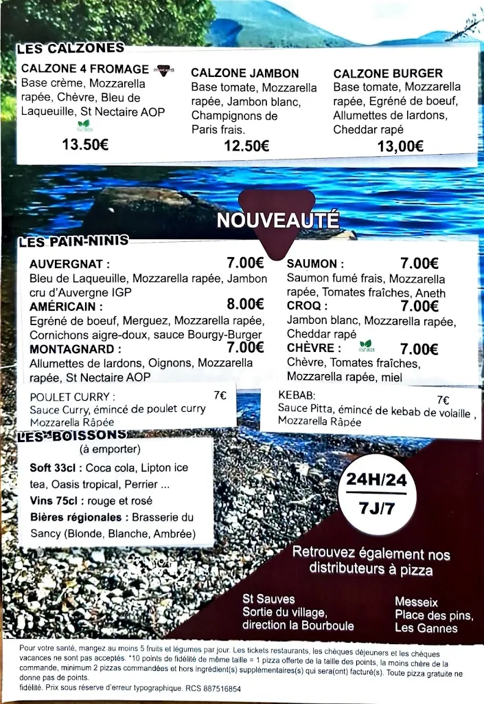 Menu_Le BAR à PIZZA_Saint-Sauves-d'Auvergne_image_1