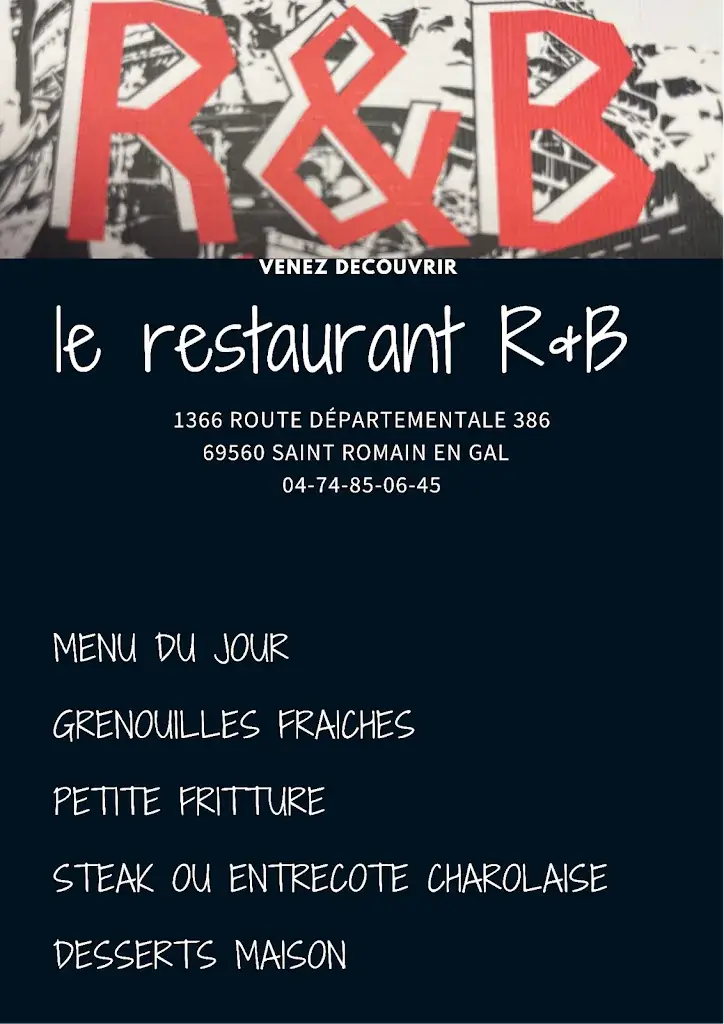 Menü_RESTAURANT R&B_Saint-Romain-en-Gal_Bild_3