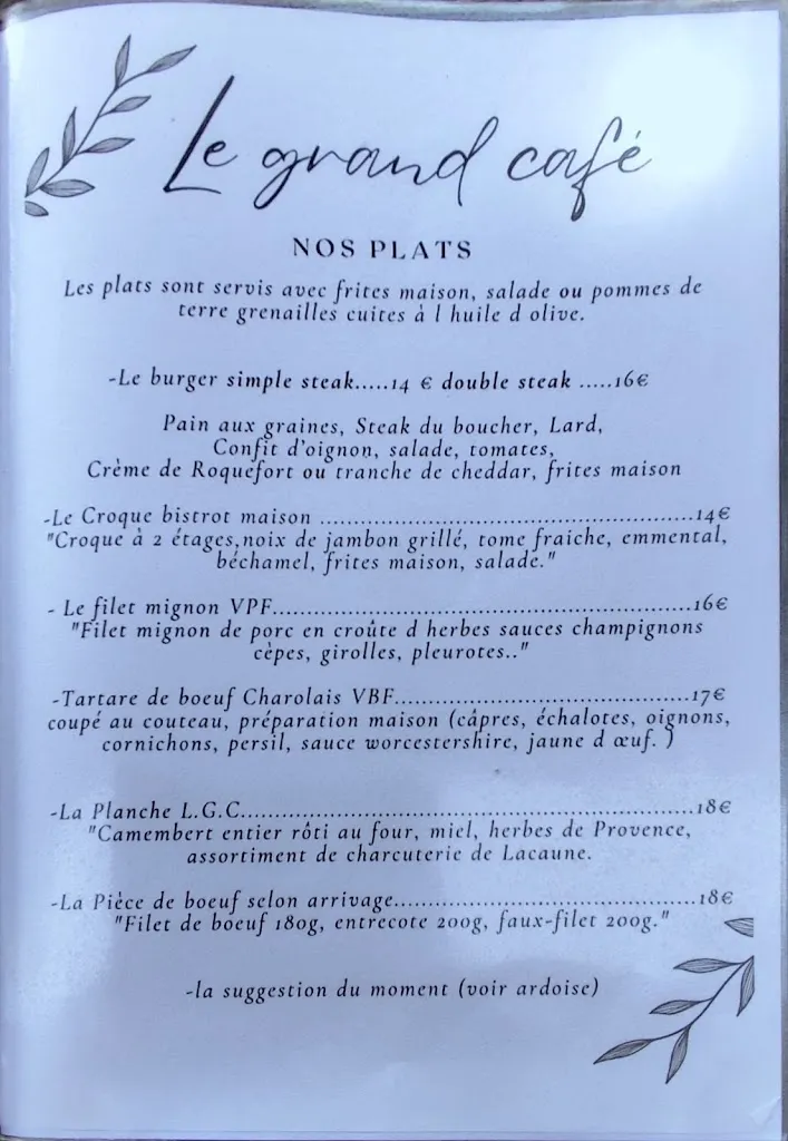 Menu_Le grand Café_Saint-Sernin-sur-Rance_image_1