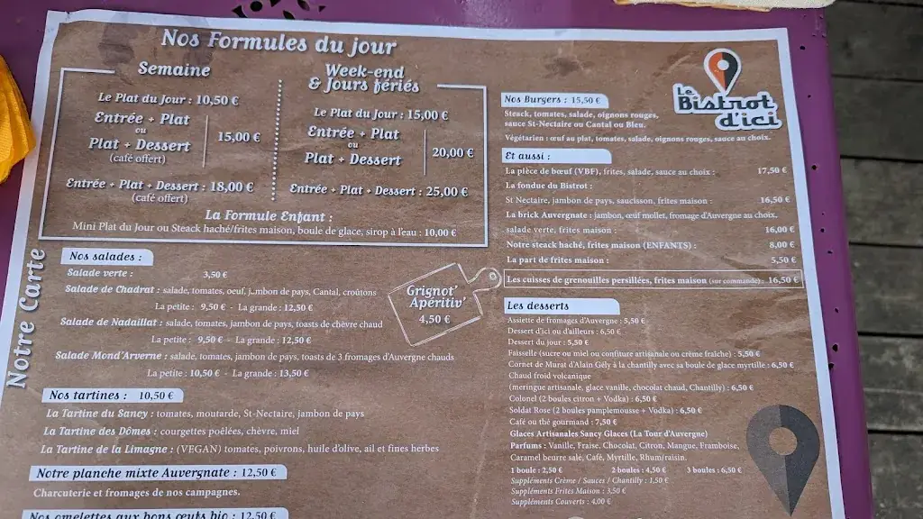 Menu_Le Bistrot d'ici_Saint-Saturnin_image_1